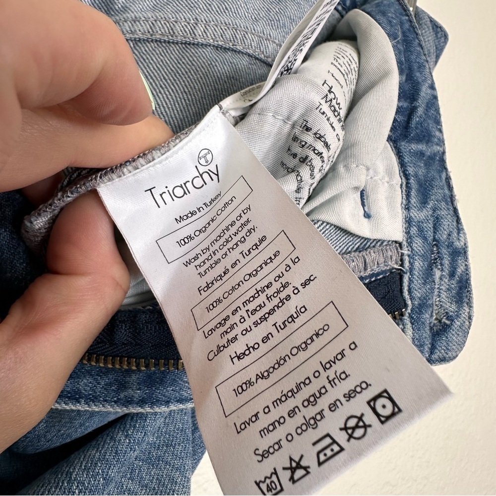 Triarchy Ms.Walker Mid-Rise Constructed Jeans Size 27 - Picture 7 of 10